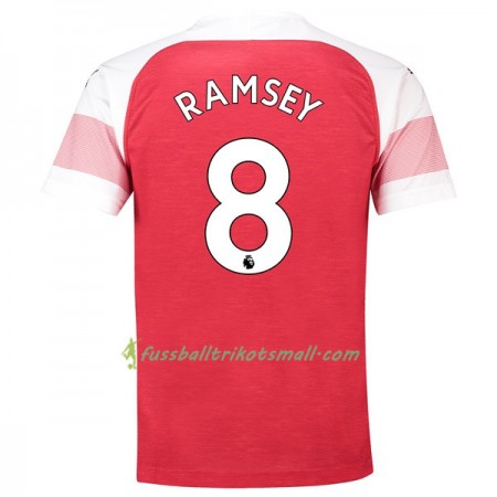 Günstige Fußballtrikots Arsenal Ramsey 8 2018-2019 Kurzarm Heimtrikotsatz kaufen